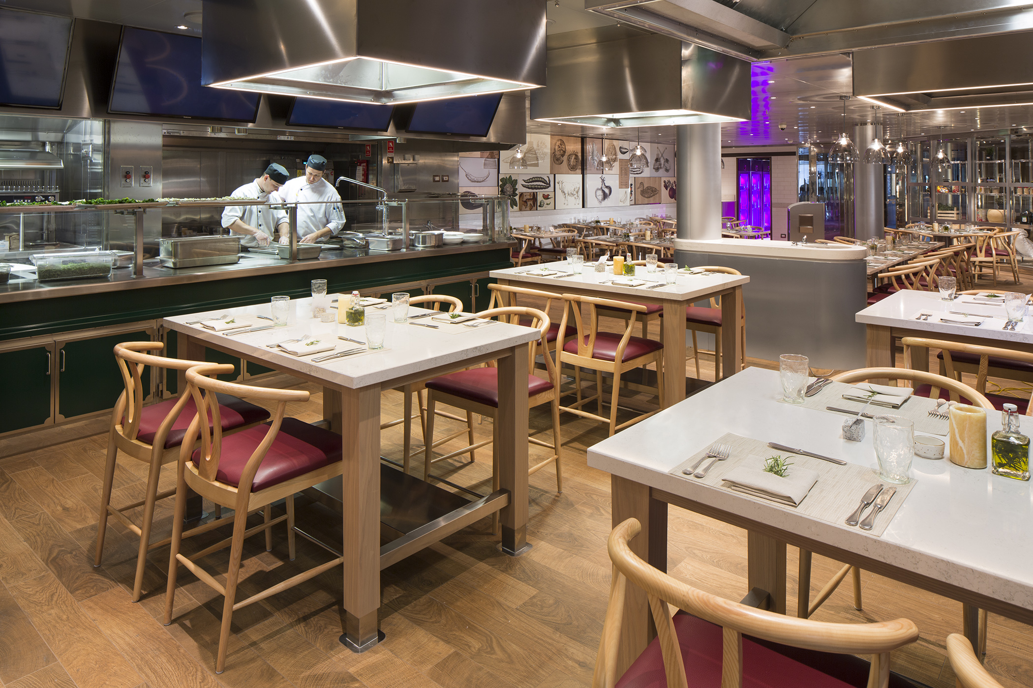 Culinary Art Center - Deck 3 Aft Starboard Koningsdam - Holland America Line