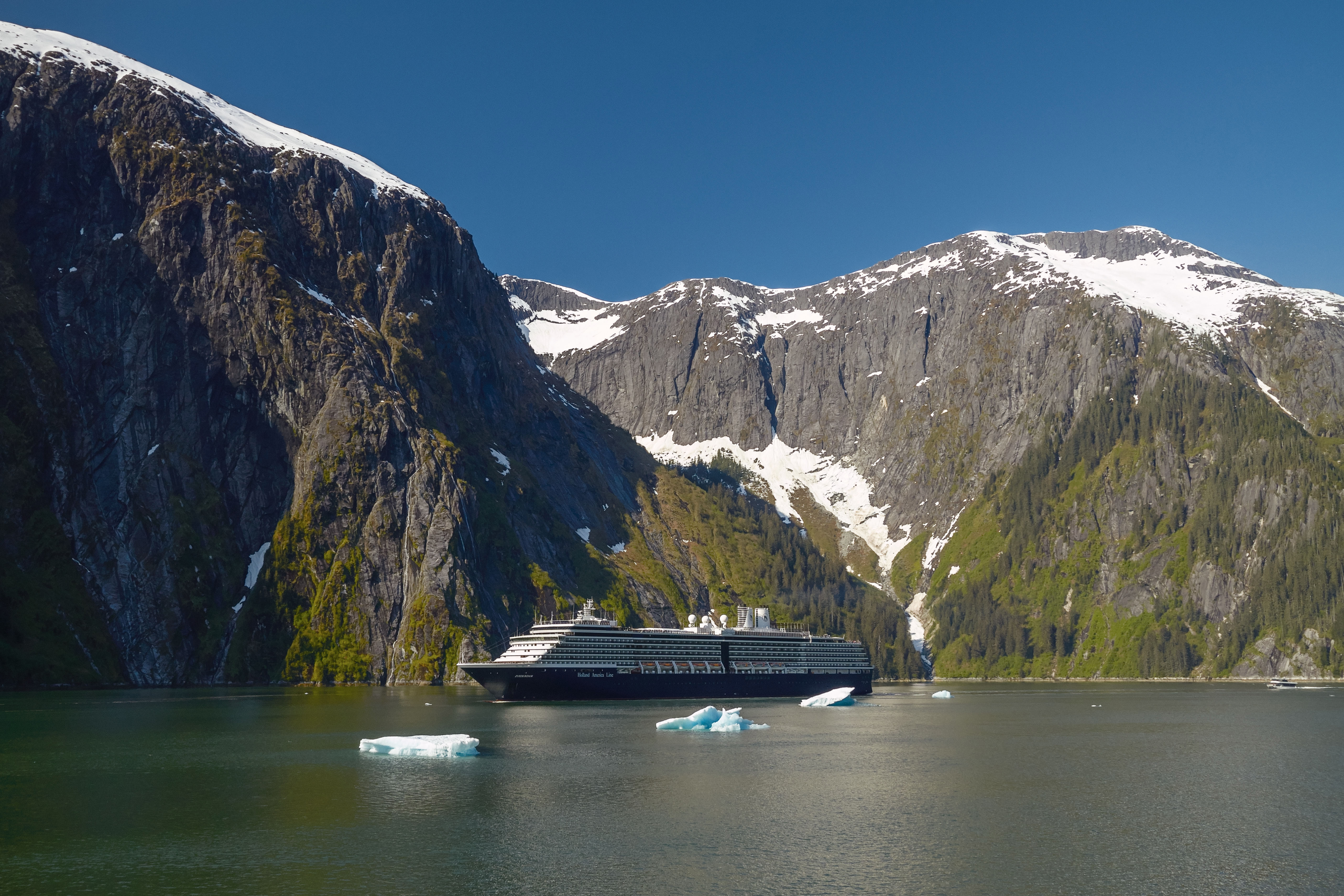 Holland America Line in Tracy's Arm, Alaska