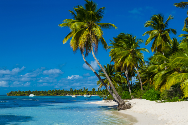 Hagelwit strand op Aruba, Nederlandse Antillen, Caribbean