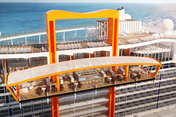 De Magic Carpet van de Celebrity Edge