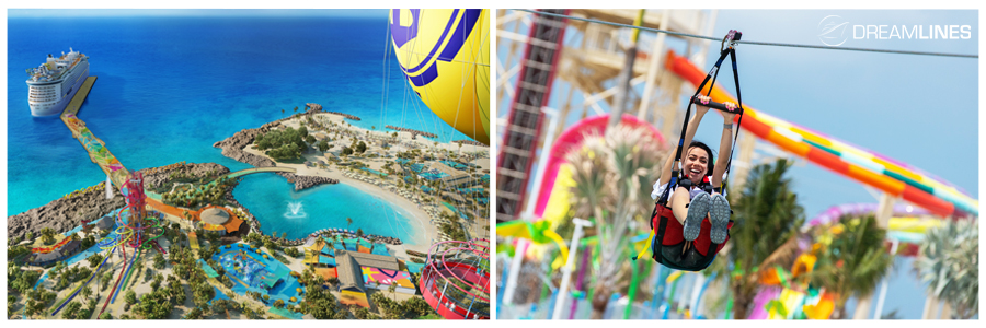 Ballonvaart & Zipline - Coco Cay